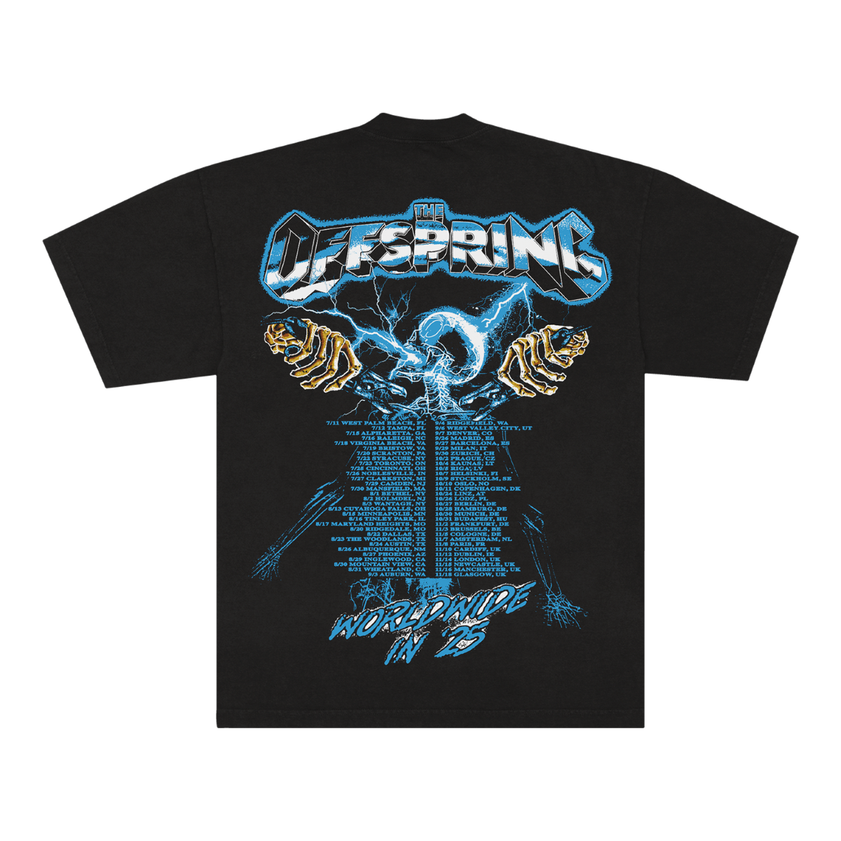 Spark Plug Skeleton 2025 Tour Tee