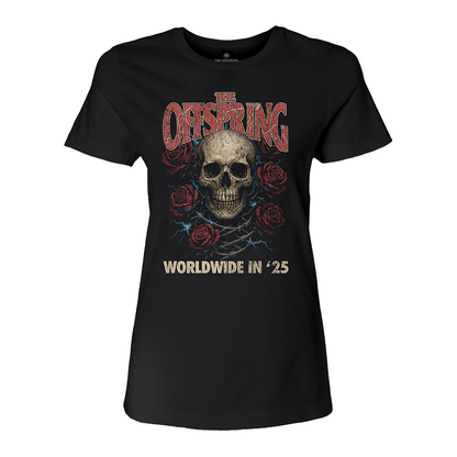 Rose Skull 2025 Ladies Tour Tee